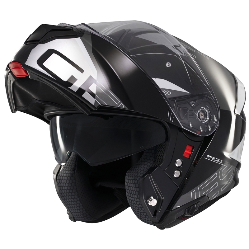 Casque moto modulable MT Genesis SV Atempo noir-gris