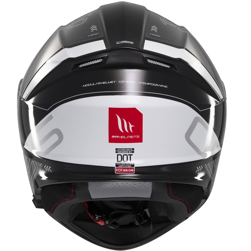 Casque moto modulable MT Genesis SV Atempo noir-gris