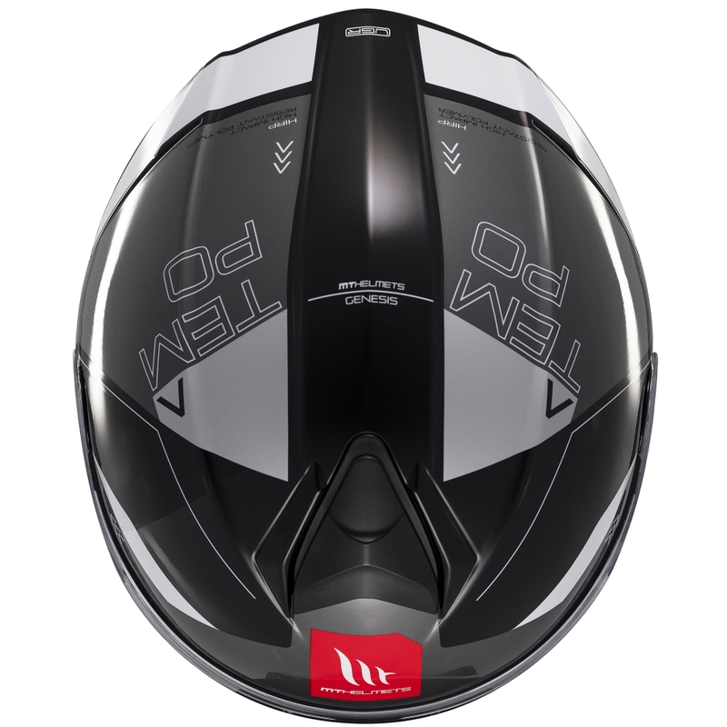 Casque moto modulable MT Genesis SV Atempo noir-gris