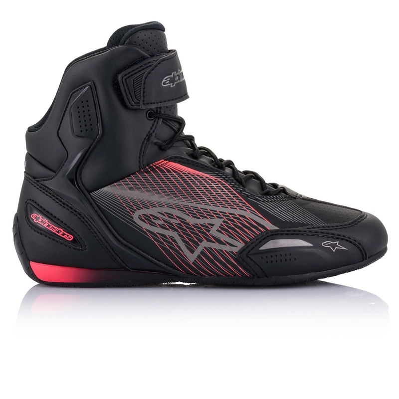 Bottes moto femme Alpinestars Stella Faster 3 noir-argent-rose