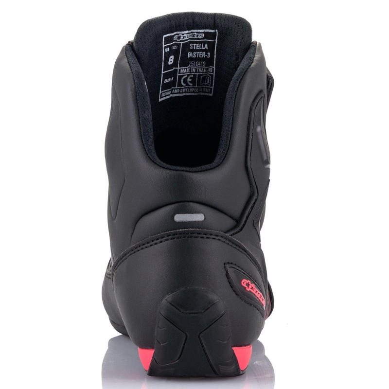 Bottes moto femme Alpinestars Stella Faster 3 noir-argent-rose