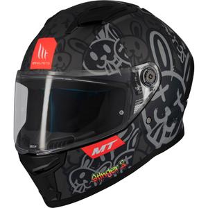 Casque moto intégral MT Stinger 2 RAM F1 noir-gris