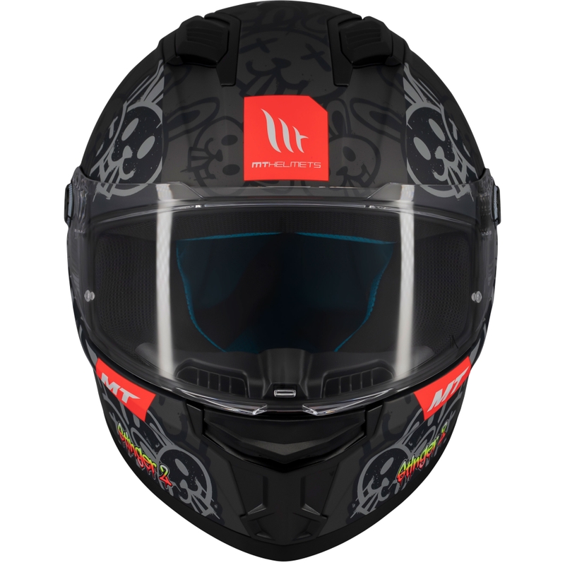 Casque moto intégral MT Stinger 2 RAM F1 noir-gris