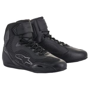 Bottes moto femme Alpinestars Stella Faster-3 Rideknit noir-gris anthracite