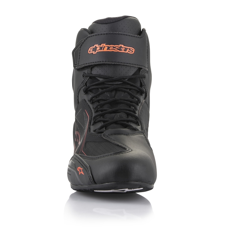 Bottes moto Alpinestars Faster 3 Drystar noir-rouge fluo