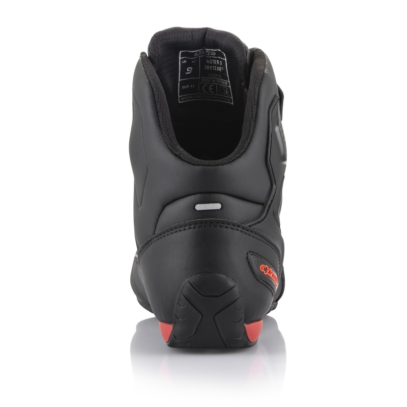 Bottes moto Alpinestars Faster 3 Drystar noir-rouge fluo