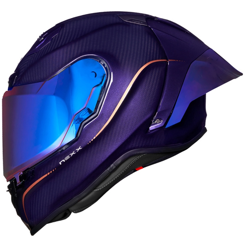 Casque moto intégral Nexx X.R3R Hagibis Carbon violet