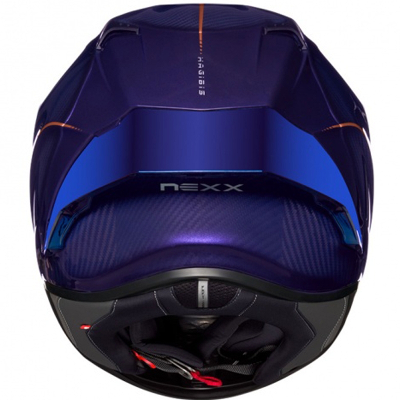 Casque moto intégral Nexx X.R3R Hagibis Carbon violet