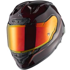 Casque moto intégral Nexx X.R3R Hagibis Carbon rouge