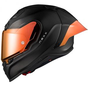 Casque moto intégral Nexx X.R3R Zero PRO 2 Carbon rouge mat