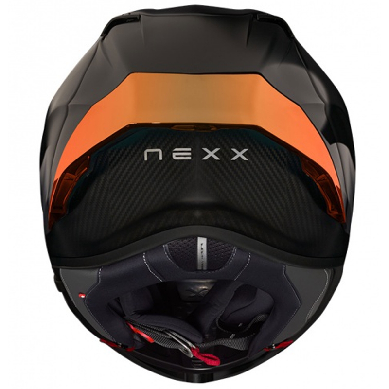 Casque moto intégral Nexx X.R3R Zero PRO 2 Carbon rouge mat