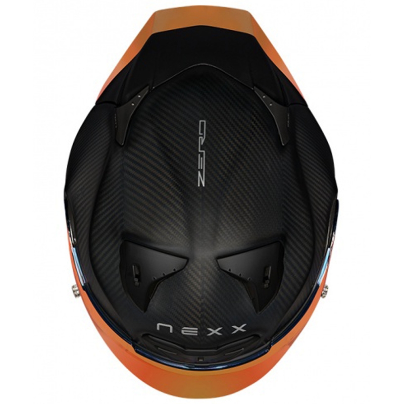 Casque moto intégral Nexx X.R3R Zero PRO 2 Carbon rouge mat