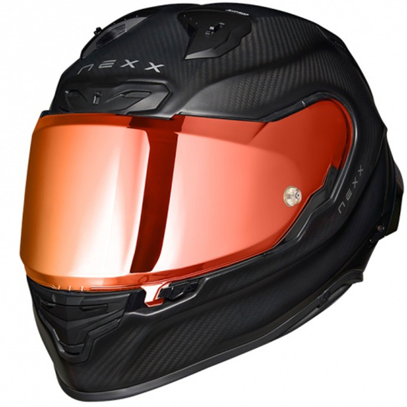 Casque moto intégral Nexx X.R3R Zero PRO 2 Carbon rouge mat