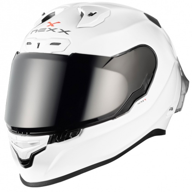 Casque de moto intégral Nexx X.R3R, blanc uni