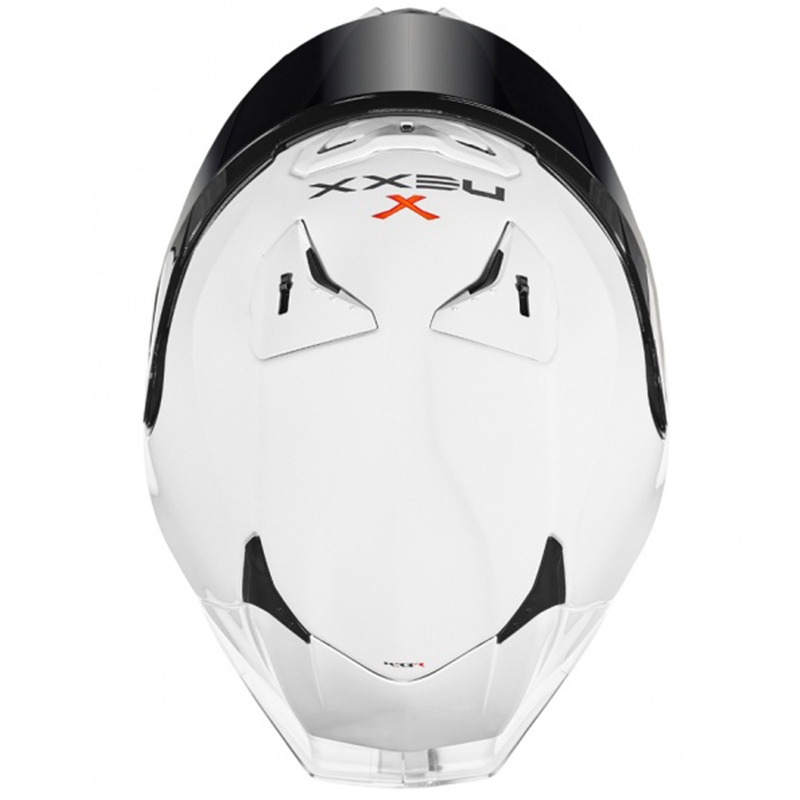 Casque de moto intégral Nexx X.R3R, blanc uni