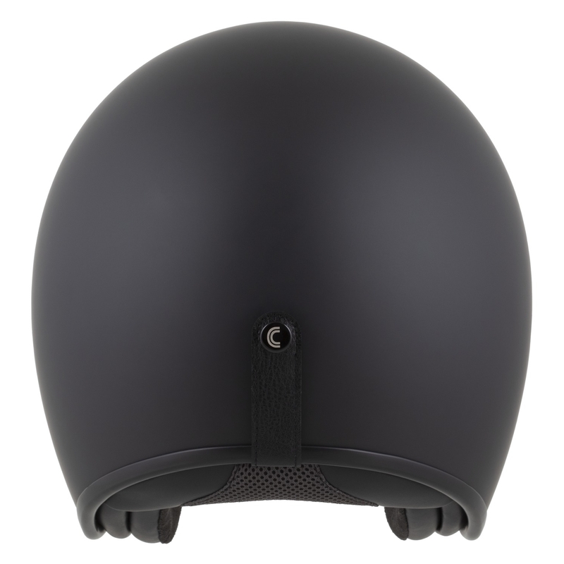 Casque moto ouvert Cassida Oxygen 2.0 Solid, noir mat et gris foncé