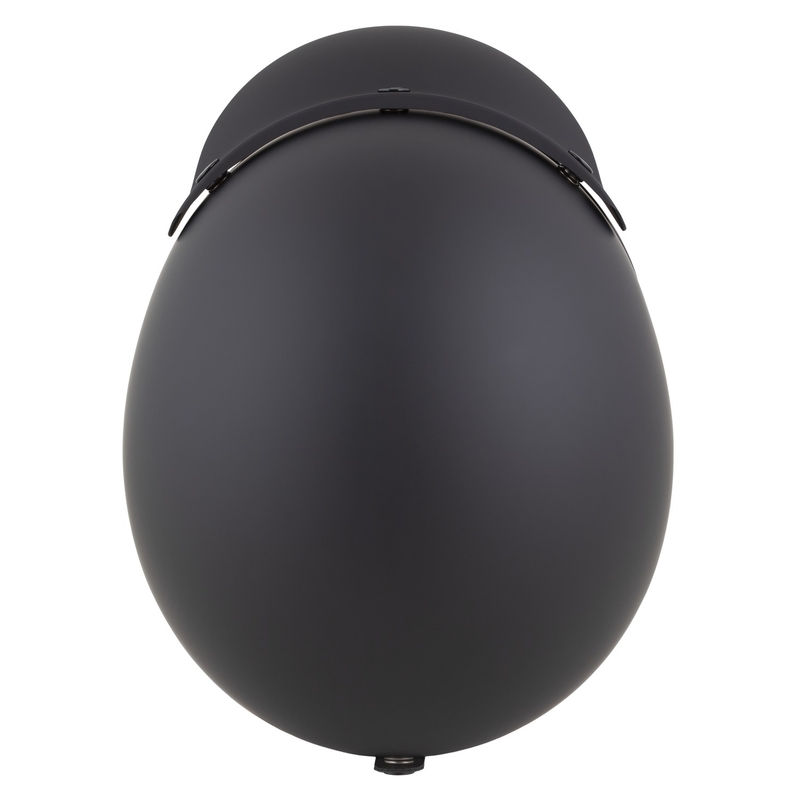 Casque moto ouvert Cassida Oxygen 2.0 Solid, noir mat et gris foncé