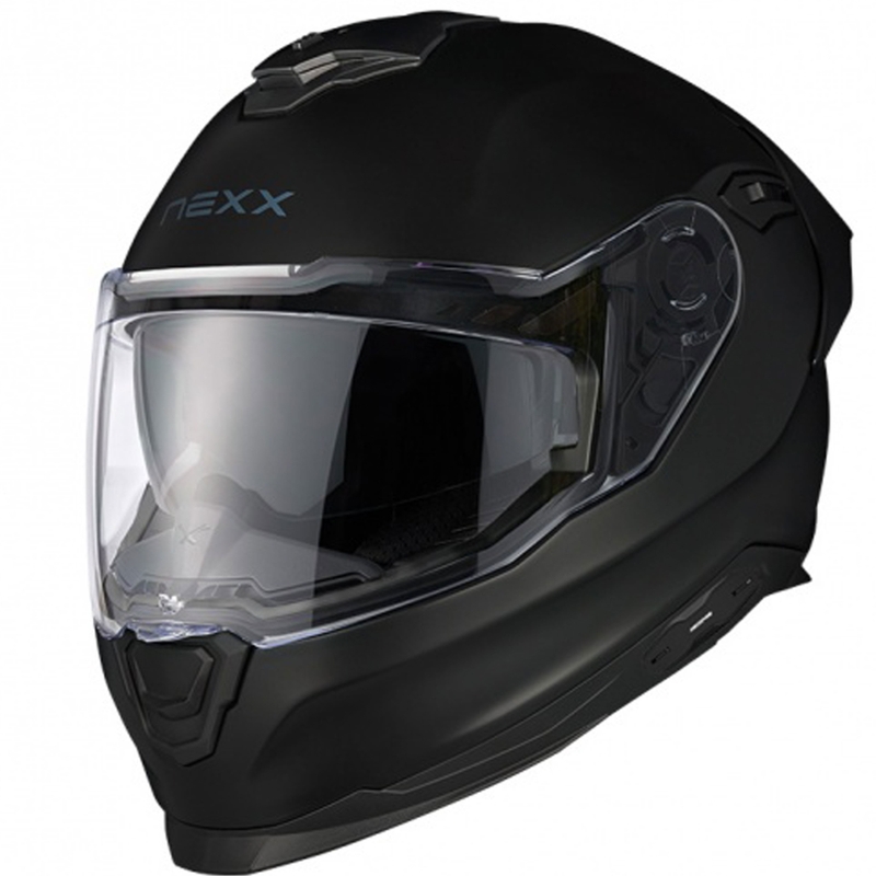 Casque moto intégral NEXX Y.100R Fullblack noir mat soldes