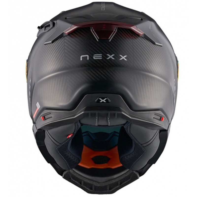 Casque moto intégral Nexx X.WST3 Zero PRO Carbon rouge mat