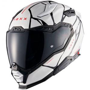 Casque moto intégral Nexx X.WST3 B-Side blanc-noir