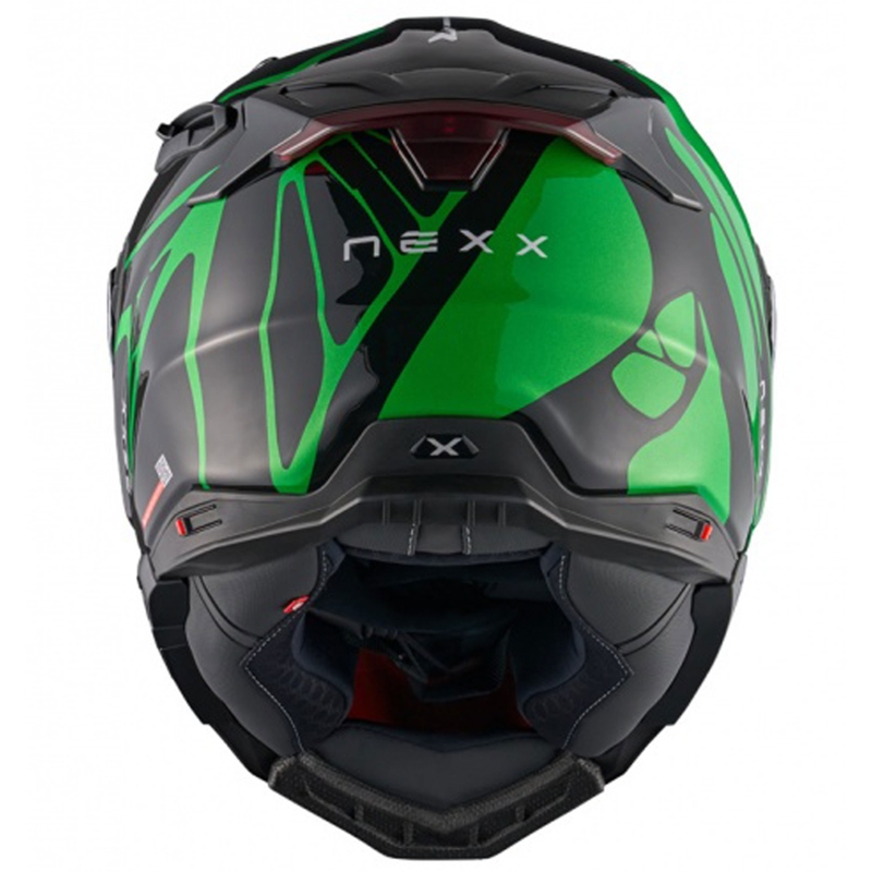 Casque moto intégral Nexx X.WST3 B-Side noir-vert