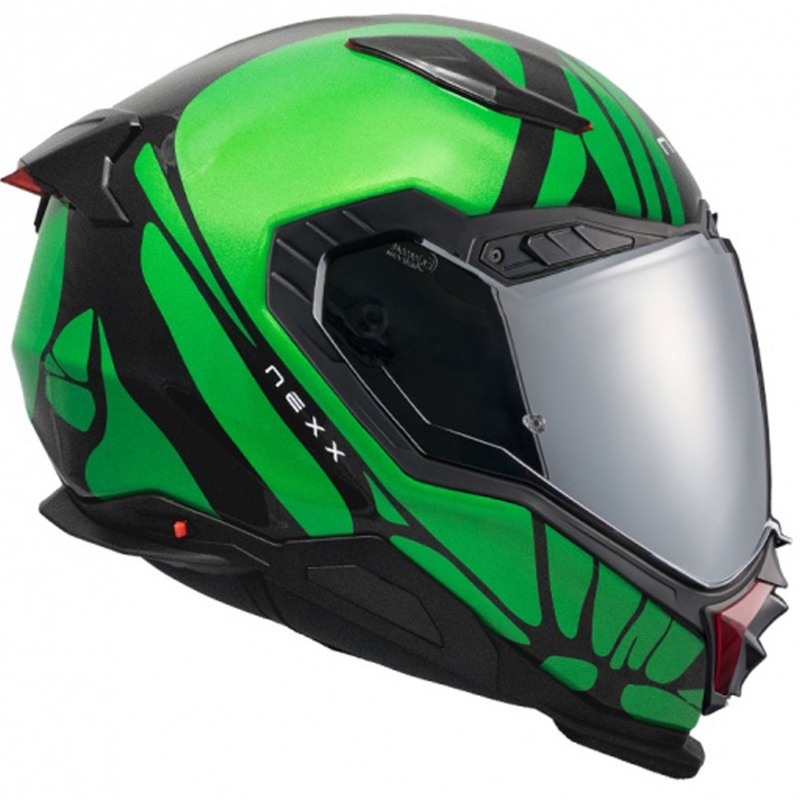 Casque moto intégral Nexx X.WST3 B-Side noir-vert
