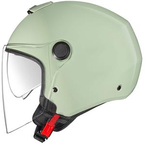 Casque de moto ouvert uni NEXX Y.10 vert pastel