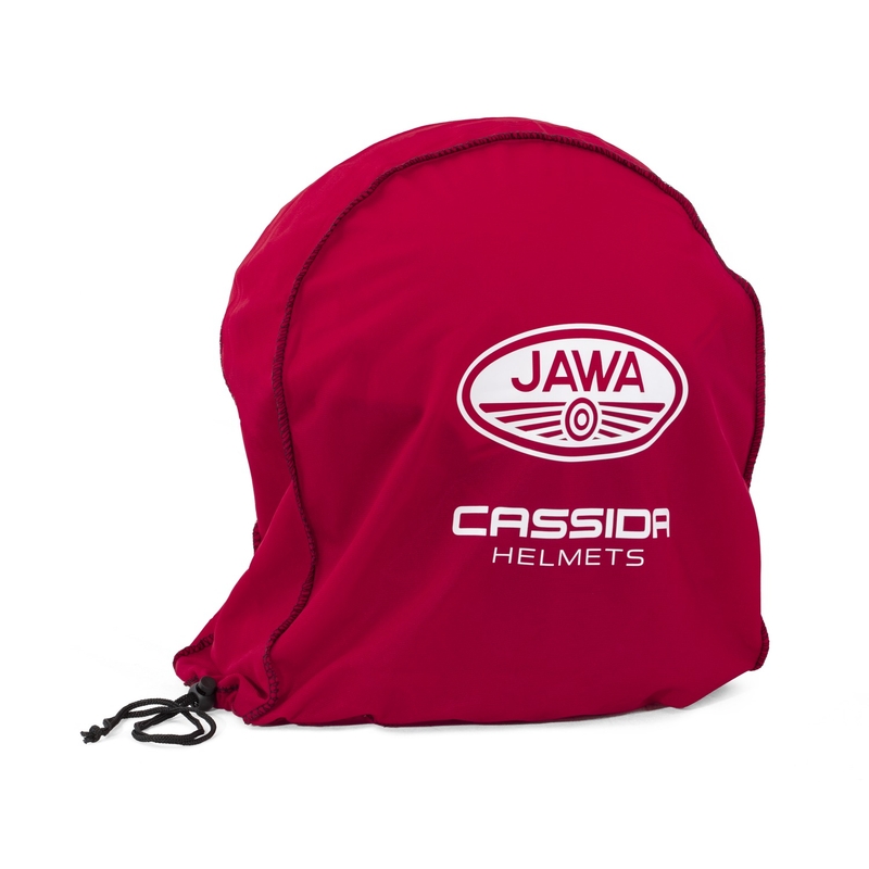 Casque moto jet Cassida Oxygen 2.0 Jawa OHC gris mat-rouge-noir-blanc