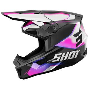 Casque cross Shot Lite Astral bleu-rose