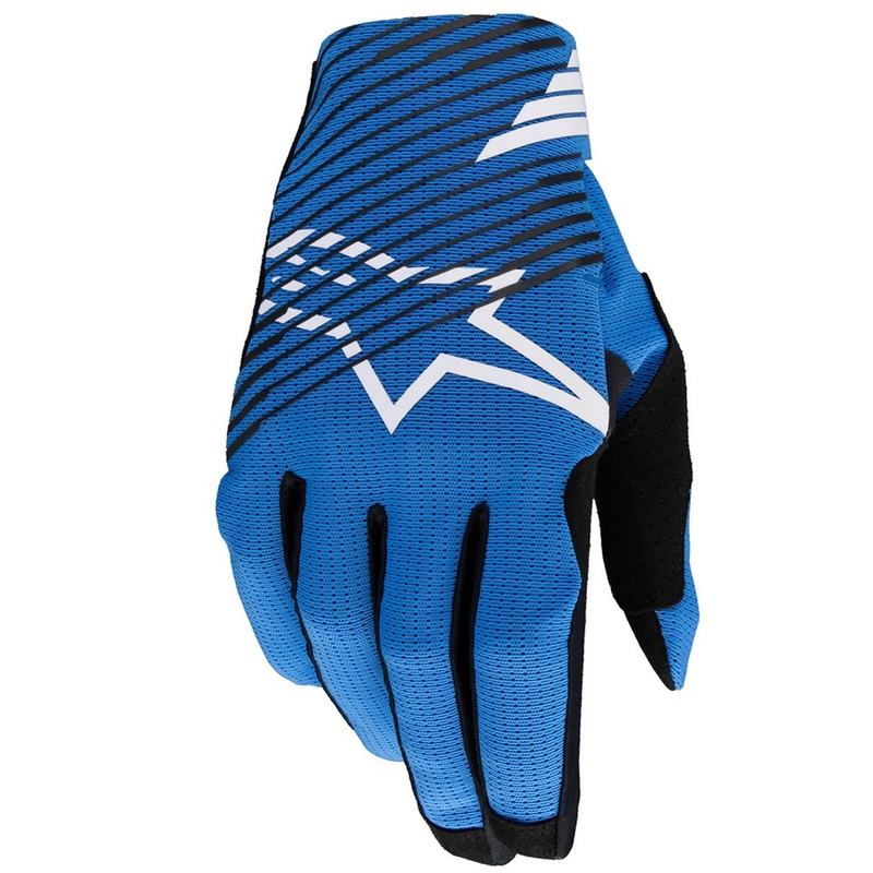 Gants de motocross Alpinestars Radar Pro bleus