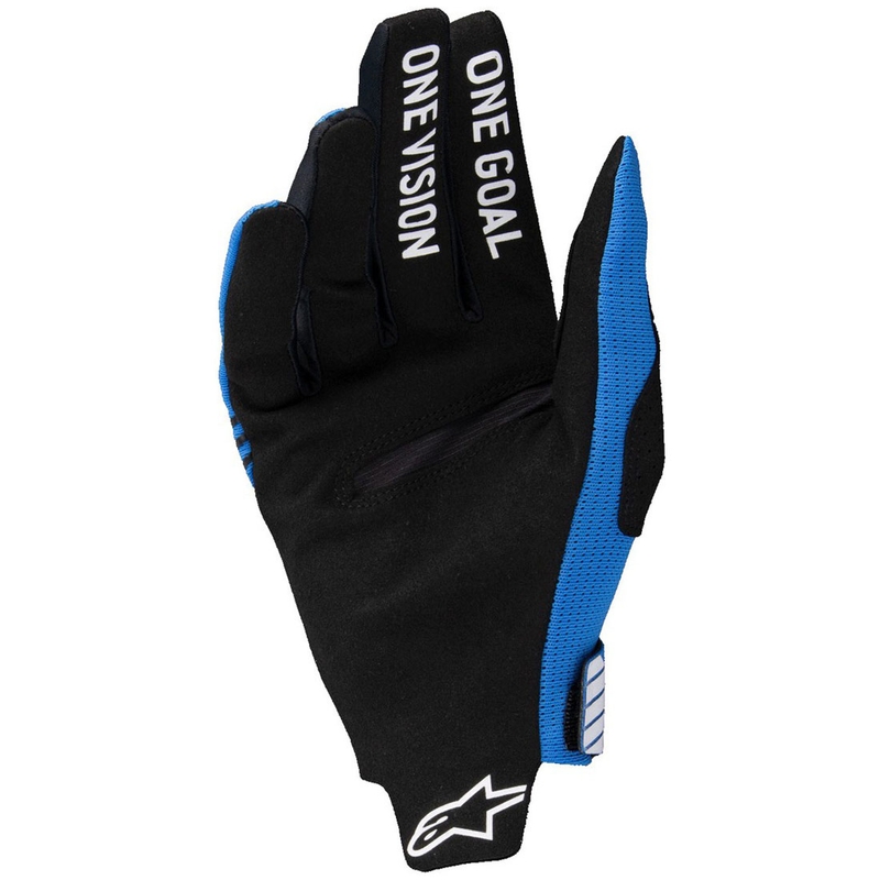 Gants de motocross Alpinestars Radar Pro bleus