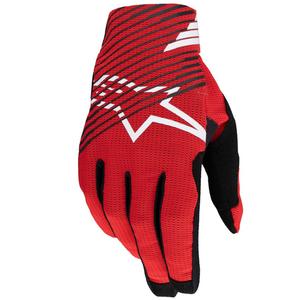 Gants de motocross Alpinestars Radar Pro rouges