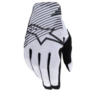 Gants de motocross Alpinestars Radar Pro blancs