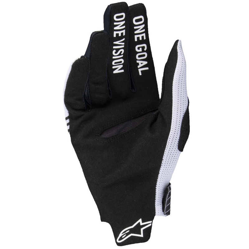 Gants de motocross Alpinestars Radar Pro blancs
