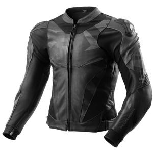 Blouson moto en cuir Rebelhorn Inferno noir