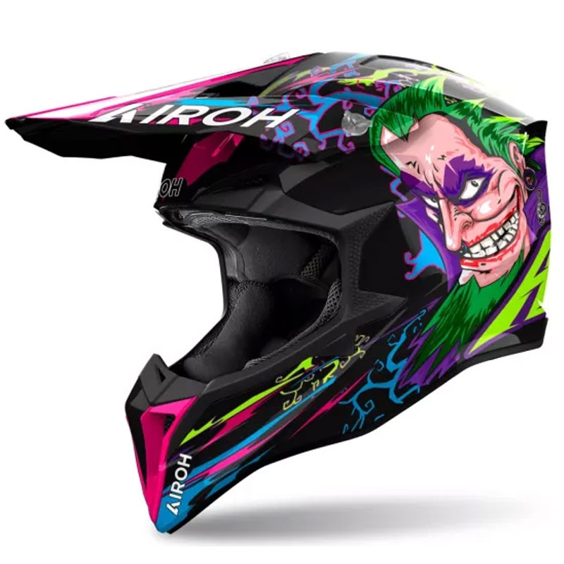 Casque de motocross Airoh Wraaap Music multicolore