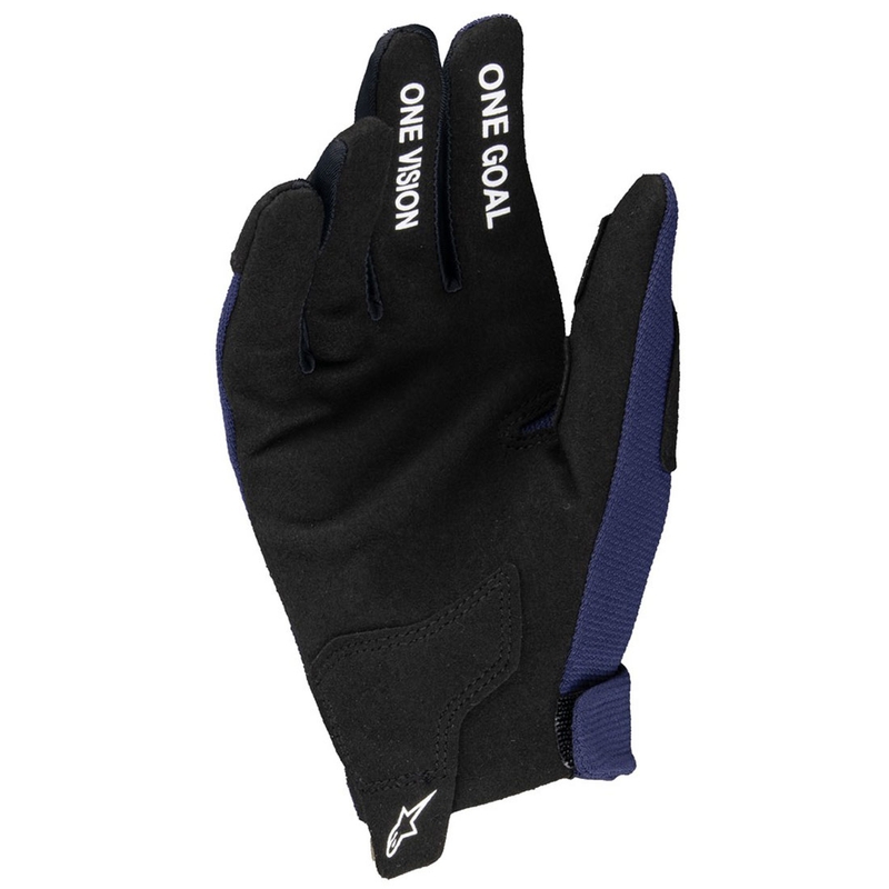 Gants de moto pour enfants Alpinestars Radar bleu-blanc