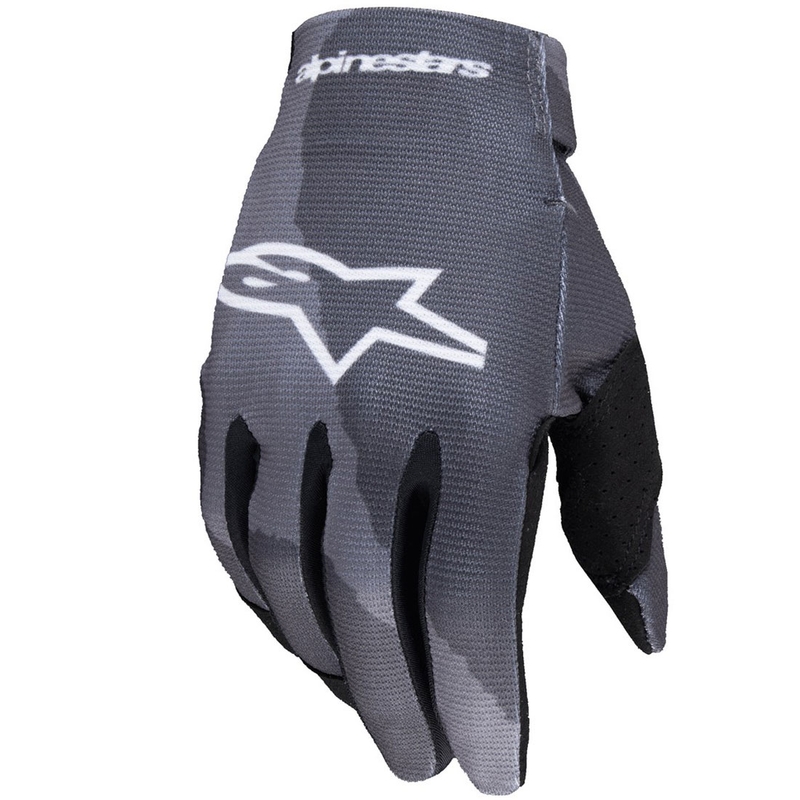 Gants moto enfant Alpinestars Radar camouflage gris-noir