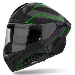 Casque moto intégral Airoh MATRYX Sentinel vert mat