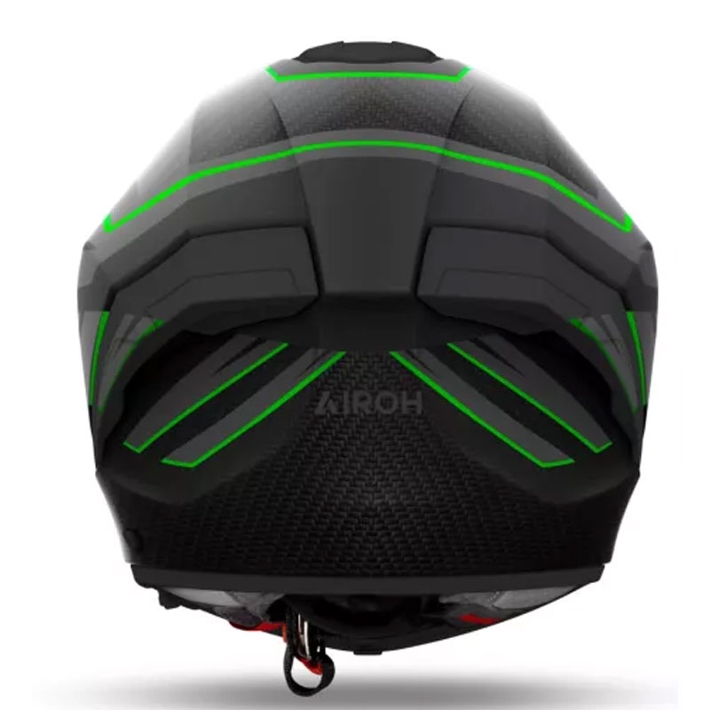 Casque moto intégral Airoh MATRYX Sentinel vert mat