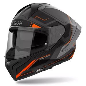 Casque moto intégral Airoh MATRYX Rocket orange mat
