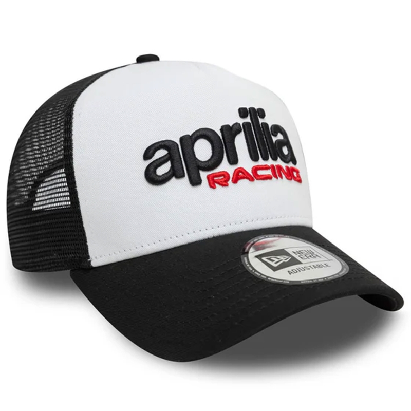 Casquette Aprilia Trucker blanche-noire