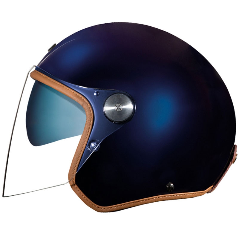 Casque moto ouvert Nexx X.G30 Clubhouse SV bleu foncé soldes
