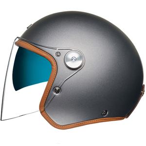 Casque moto ouvert Nexx X.G30 Clubhouse SV gris foncé