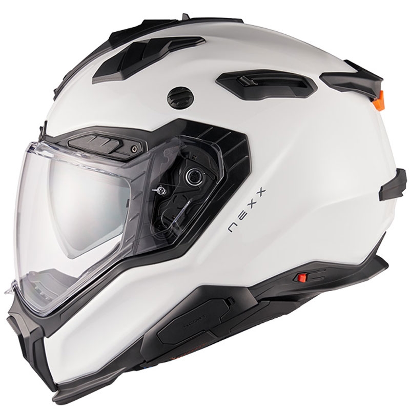 Casque enduro Nexx X.WED3 Plain blanc nacré soldes