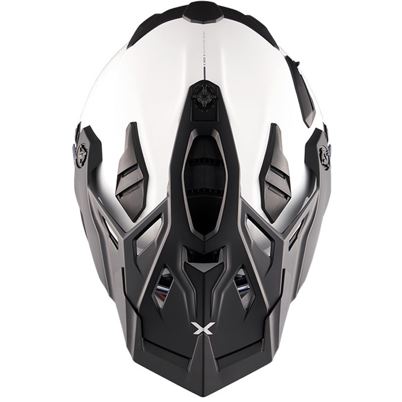 Casque enduro Nexx X.WED3 Plain blanc nacré soldes