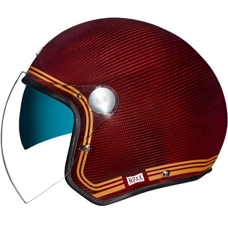 Casque ouvert Nexx X.G30 Lignage rouge-or soldes