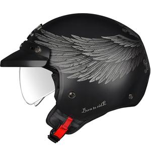 Casque moto ouvert NEXX Y.10 EAGLE RIDER noir-gris soldes