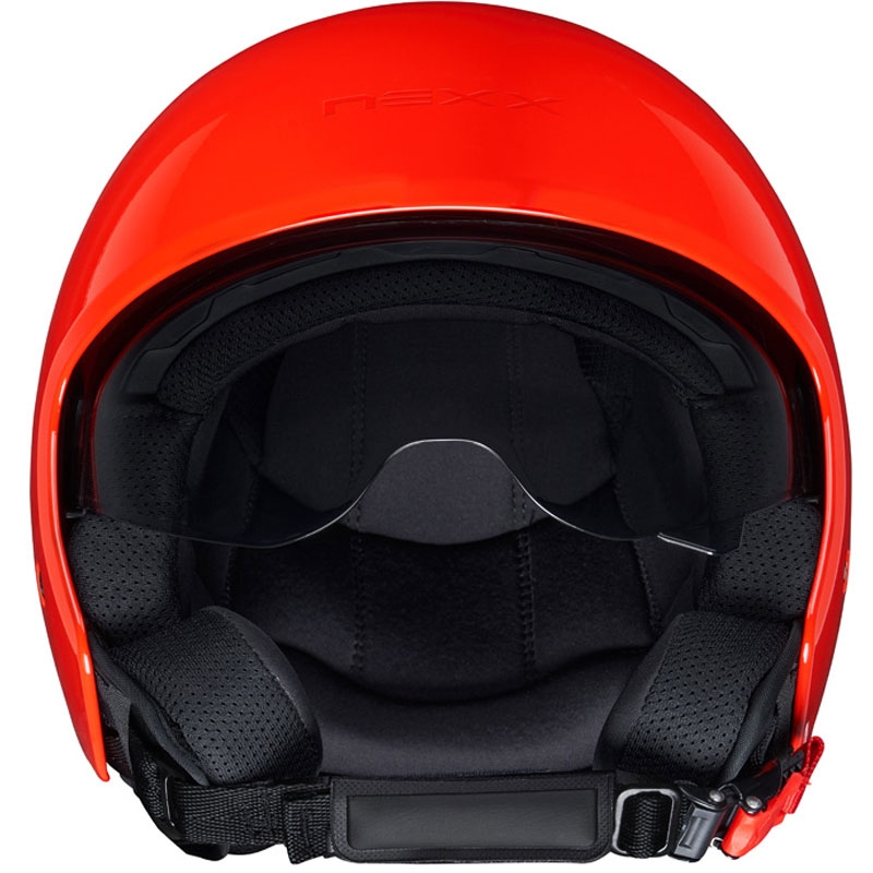 Casque moto ouvert NEXX Y.10 Core rouge soldes