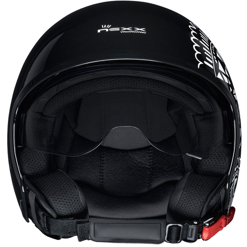 Casque moto ouvert NEXX Y.10 Artville noir et blanc soldes